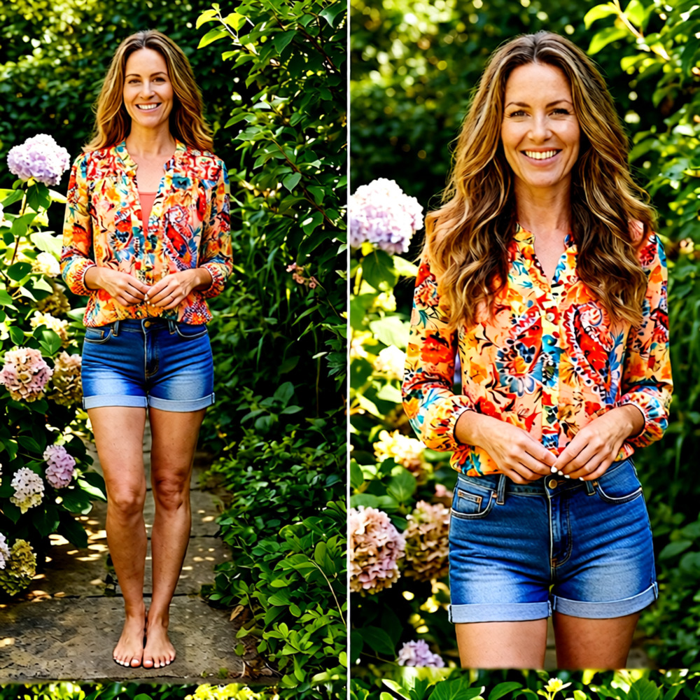 Olive Hill boho cottage core sheer bright blouse with gold flecks, S runs large